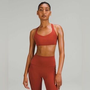 Lululemon Free to Be Bra Wild *Light Support, A/B Cup in Cayenne, Sz 4